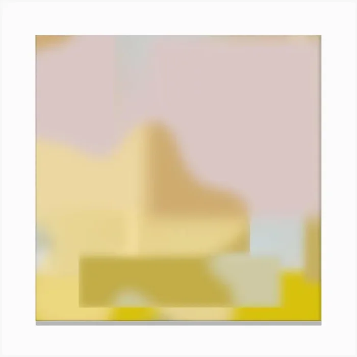Existence 1 Gradient Square Canvas Print by Galaxy Eyes