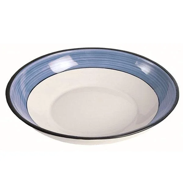 Extra Large Serving Bowl – White & Blue | Spree Pattern