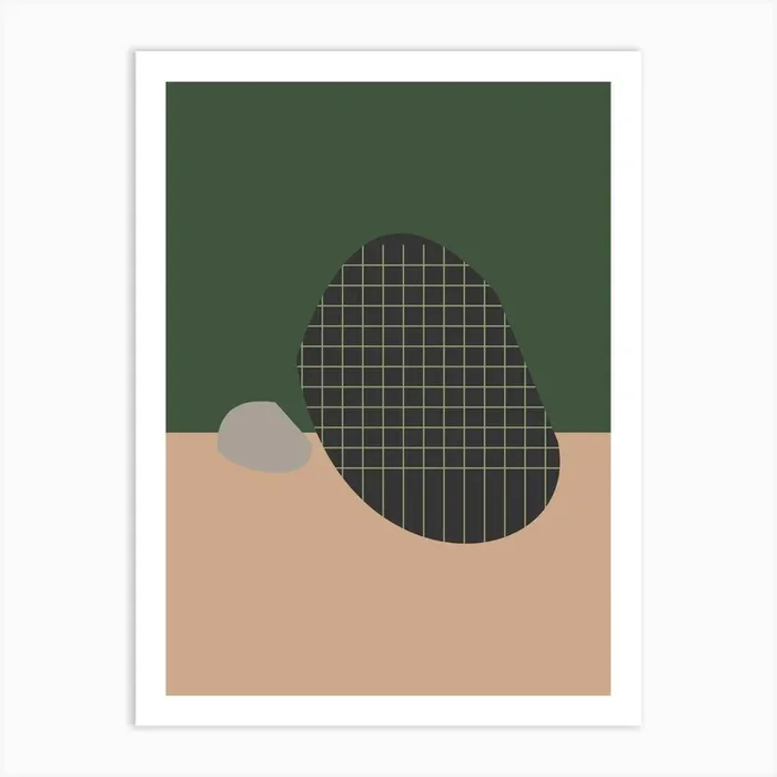 Fall Winter Abstract Art Print by nileshkikuuchise