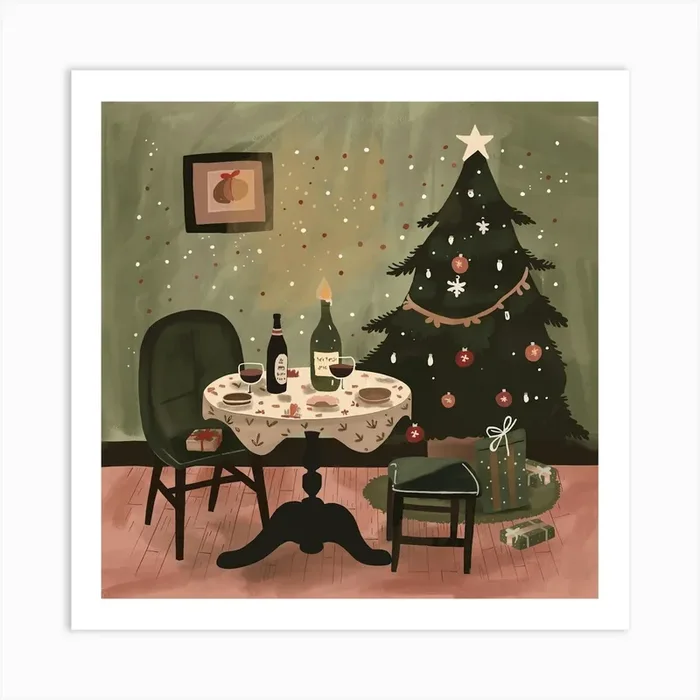 Festive Evenings Art Print by ArtsySesta