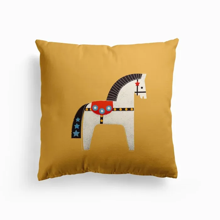 Festive Horse Cushion by showmemars