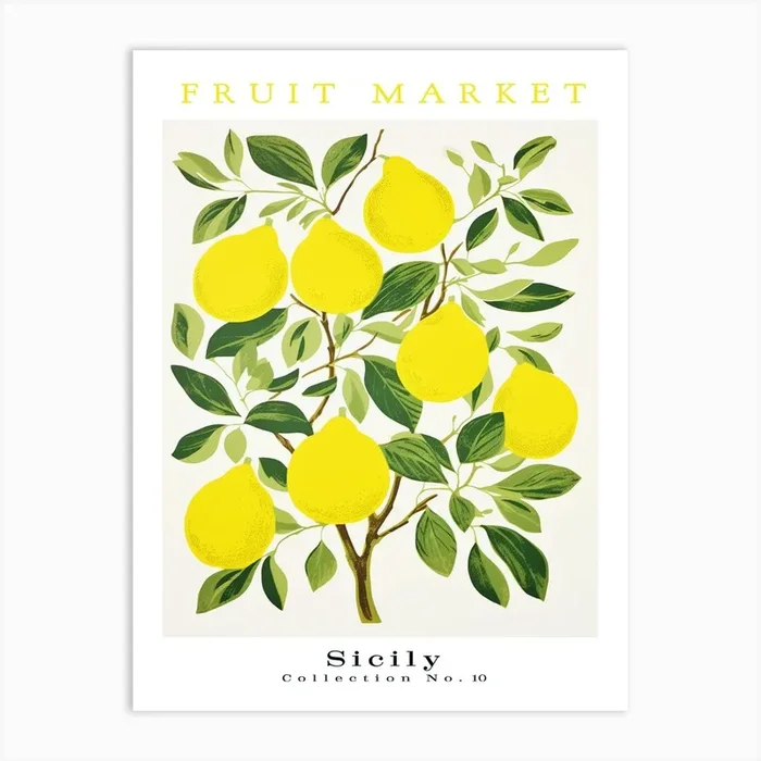 Florida Lemon Fruit 1 Art Print by Anwir