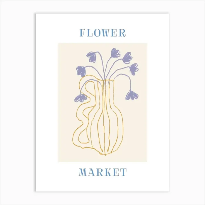 Flower Market 28 Art Print by Henri Matisse Style Prints