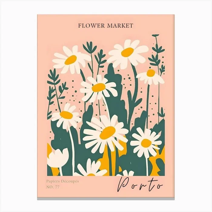 Flower Market Portugal Canvas PrintA by ArtMart