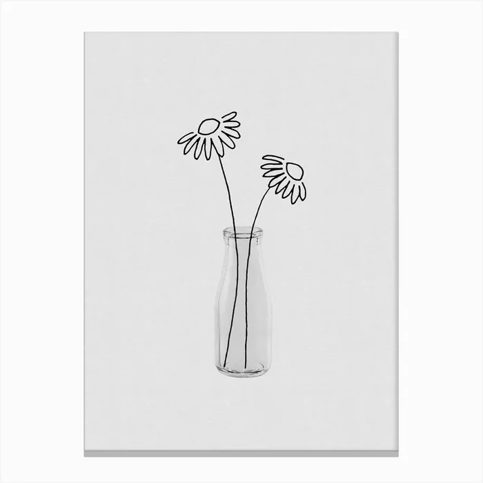 Flower Still LIfe III Canvas Print by Orara Studio