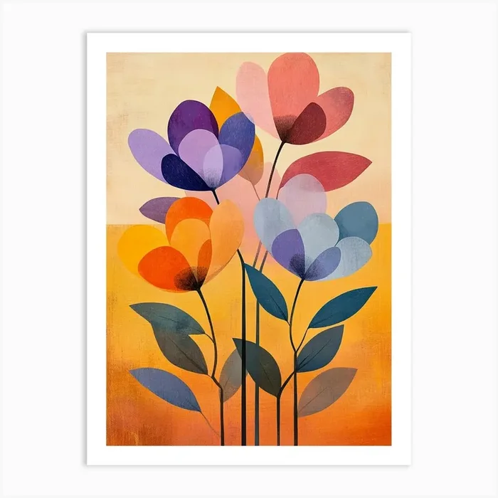 Flowers In A Vase 109 Art PrintS by Shadesigns