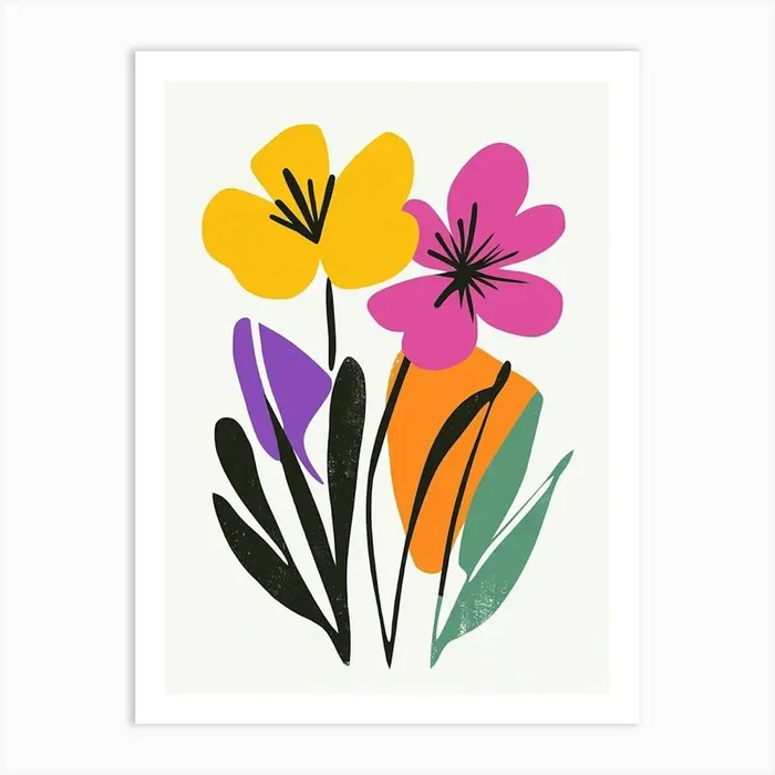 Flowers In A Vase 39 Art PrintS by Shadesigns