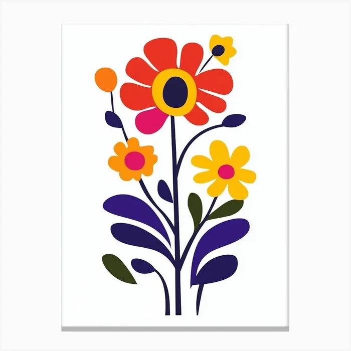 Flowers In A Vase 41 Canvas PrintS by Shadesigns