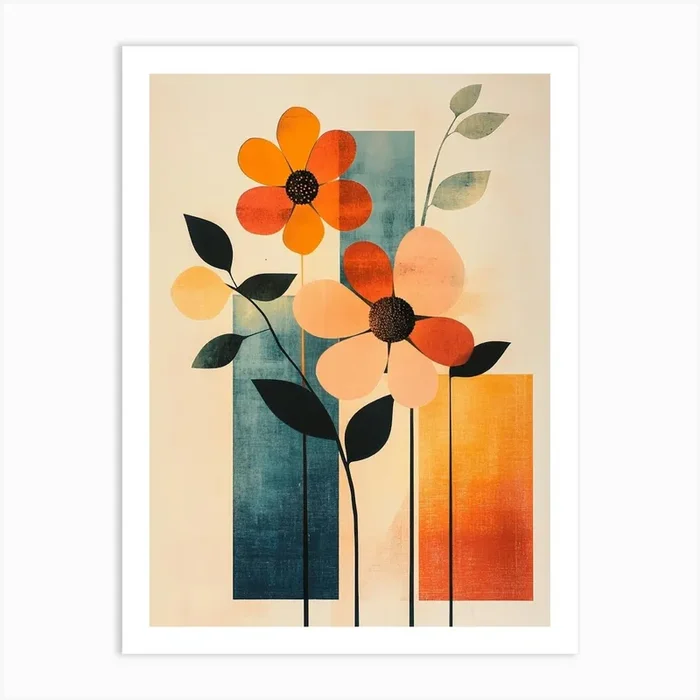 Flowers In A Vase 97 Art PrintS by Shadesigns