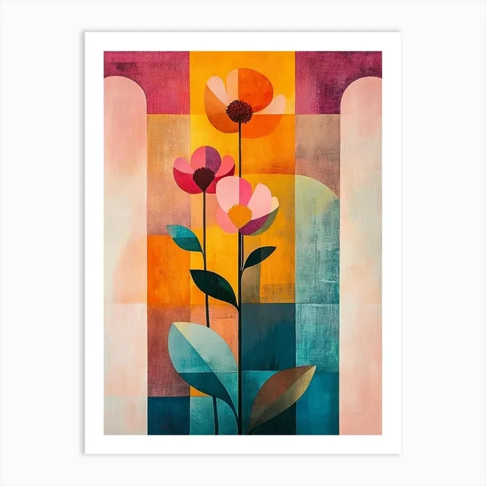 Flowers In The Window Art PrintS by Shadesigns