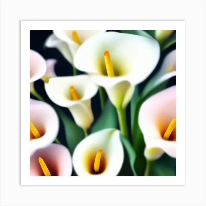 Flowers pastel IDEAS 5 Art Print by FATSLIM