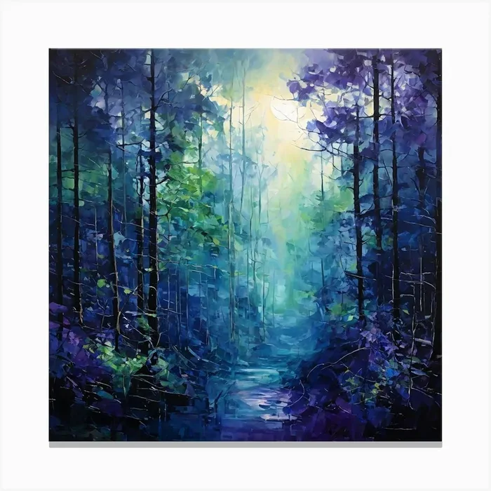 Forest Path 1 Canvas Print by FATSLIM