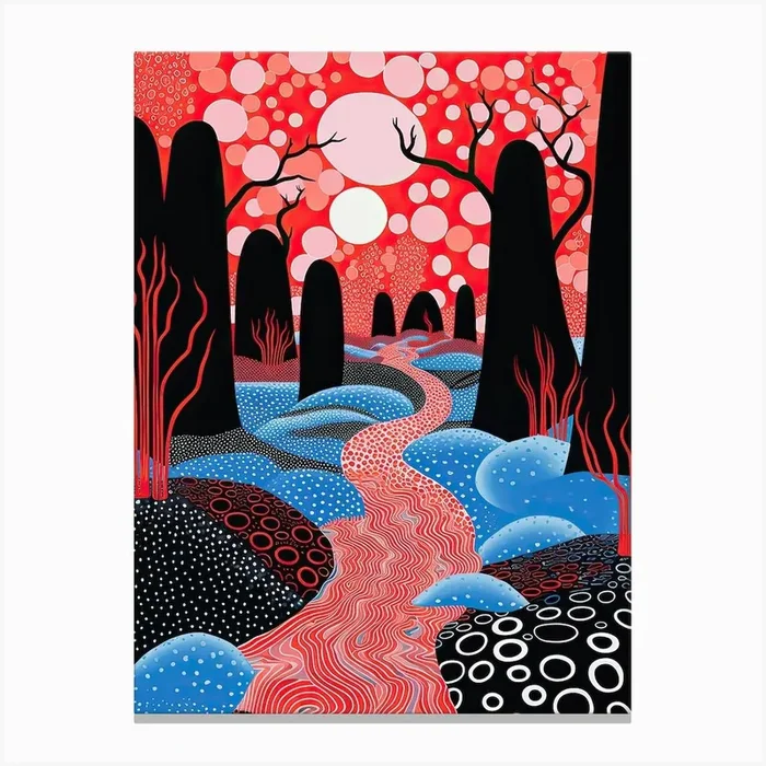 Forte Dei Marmi, Italy, Illustration In The Style Of Pop Art 3 Canvas Print by Travel Poster Collection