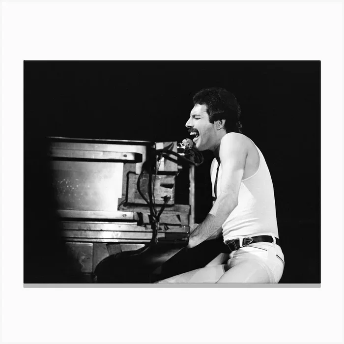 Freddie Performing With Queen, 1980 Canvas Print by Mirrorpix