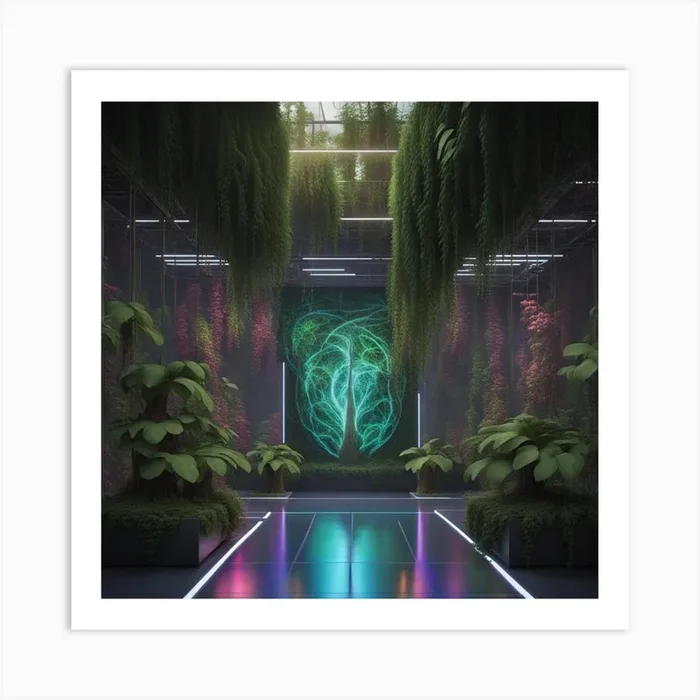 Futuristic Interior Art PrintW by Wisdom