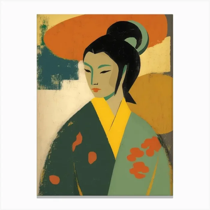 Geisha Canvas Print by Treechild