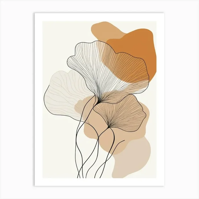 Ginkgo Ii Art PrintS by Shadesigns