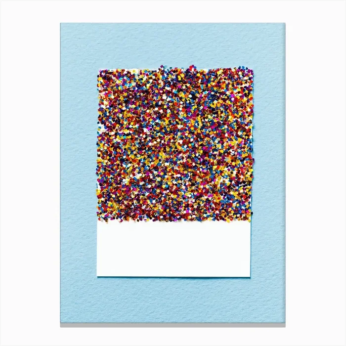 Glitter Sign Canvas Print by Mambo