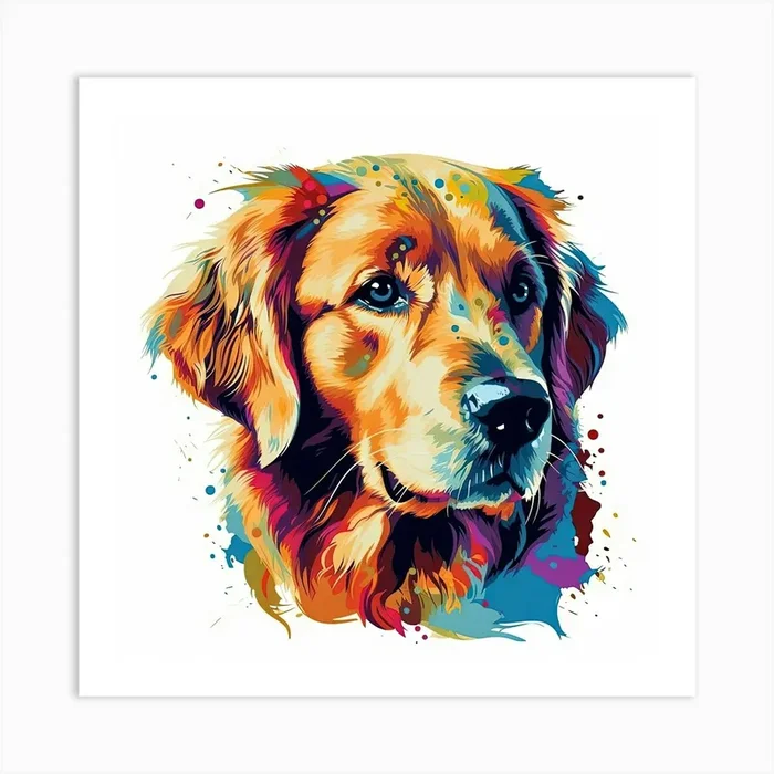 Golden 02 Art PrintCZ by Count Zero