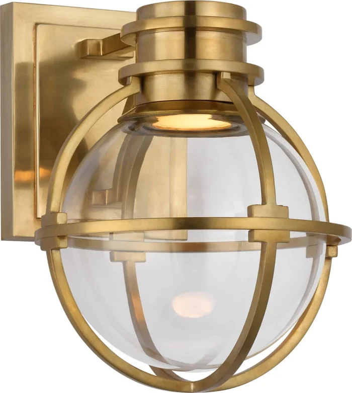 Gracie Single Sconce with Clear Glass