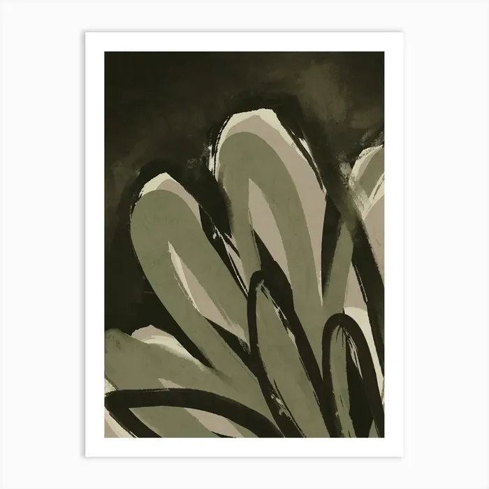 Green Leafs Art Print by Treechild