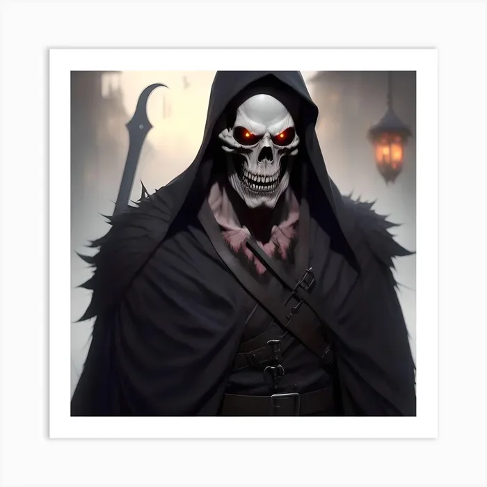 Grim Reaper Art Print by Quantumchill