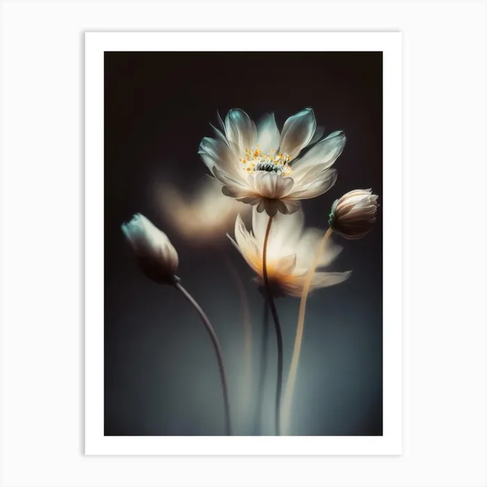 Growing At Night Art Print by Treechild