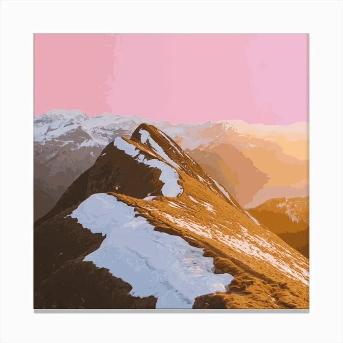 Gum Mountain II Canvas Print by Zala02Creations