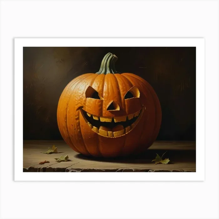 Halloween Pumpkin art Art PrintS by Saiful