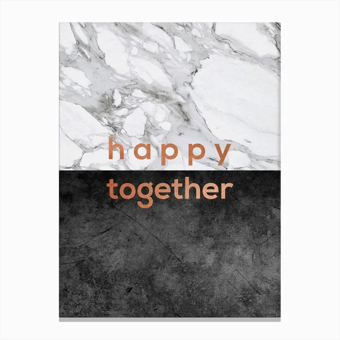 Happy Together Canvas Print by Orara Studio