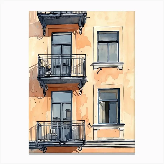 Helsinki Europe Travel Architecture 2 Canvas Print by Urban Vistas