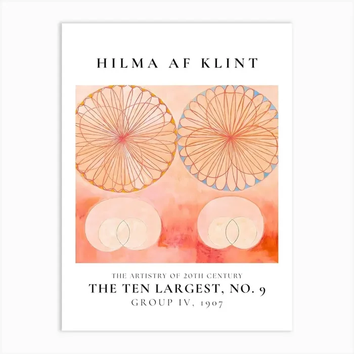 Hilma Af Klint Ten Largest No 9 Art PrintA by ArtMart