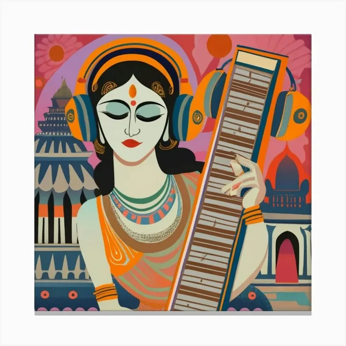 Hindu 3 Canvas Print by FOX & JAY