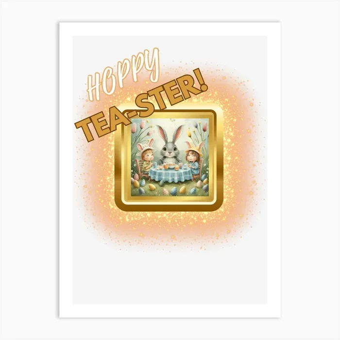 HOPPY TEA -STER! Png Art PrintL by LuciaGeorge