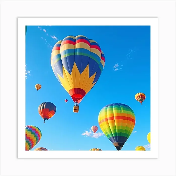 Hot Air Balloons 2 Art Print by KWY09