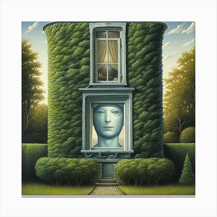 House In The Woods Canvas Print by mamodesign