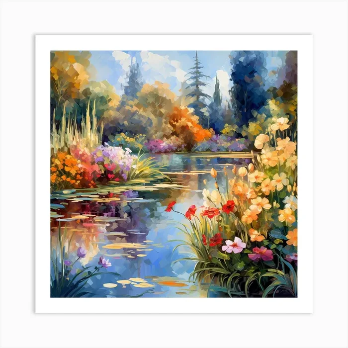 Hues Symphony Art Print by Quantum Vivid Digital Art