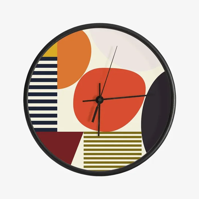 Huge Red Dot Clock by Ana Rut Bre