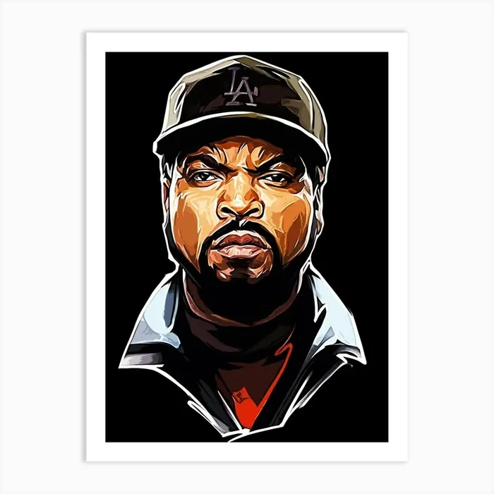 ice cube Art Print by music soul