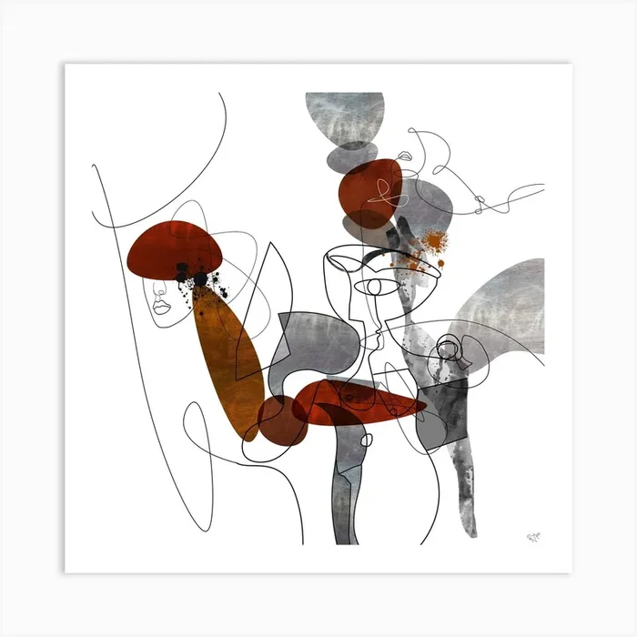 Ideas Square Art Print by Roberto Moro