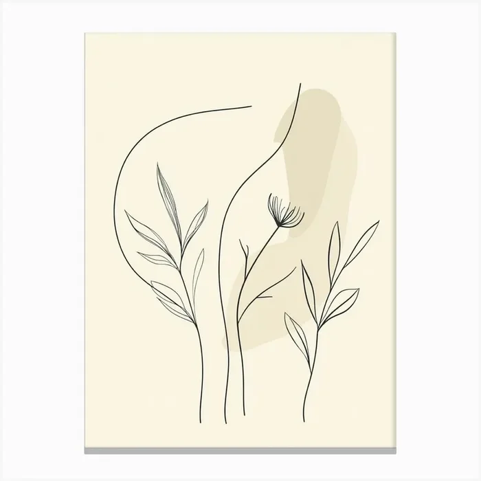 Illustration Of A Pregnant Woman Canvas PrintS by Shadesigns