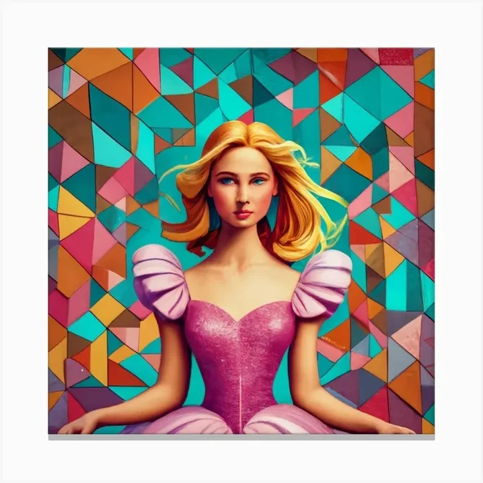 Image In The Mirror Canvas PrintL by LuciaGeorge