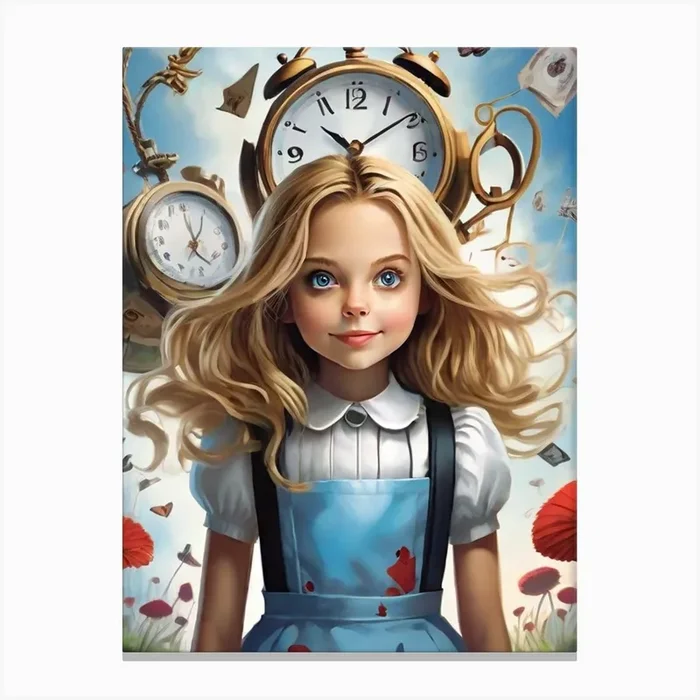 It’s About Time Canvas PrintL by LuciaGeorge
