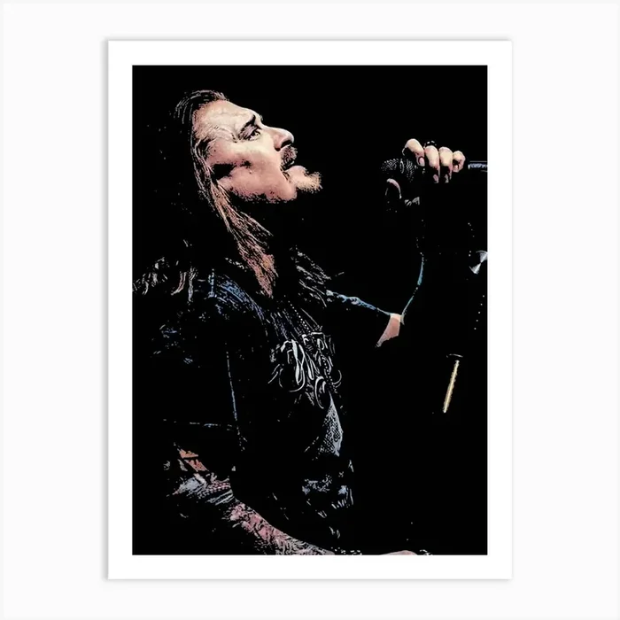 james labrie dream theater metal band music 2 Art Print by music soul
