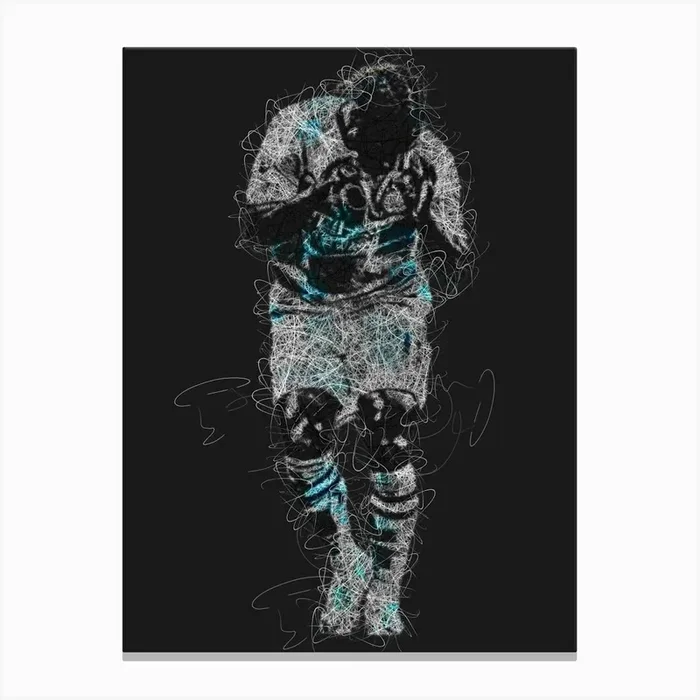 Jeremy Doku 3 Canvas Print by Anwir