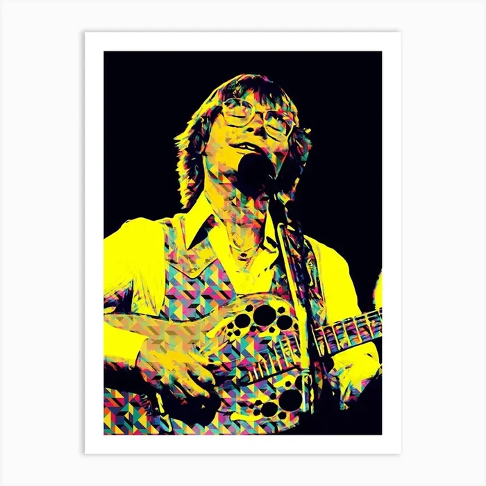 john denver 11 Art Print by music soul