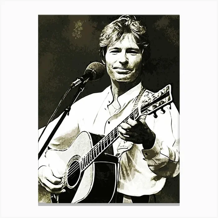 john denver 9 Canvas Print by music soul