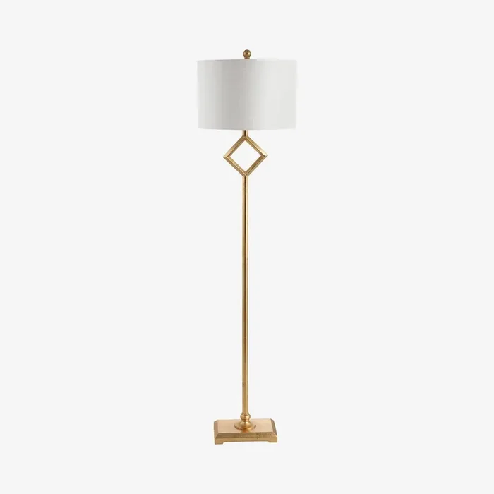 Juno LED Floor Lamp – Gold – Metal by JONATHAN Y