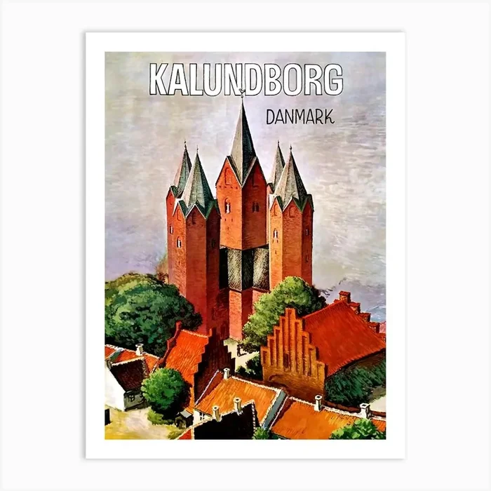 Kalundborg Castle, Denmark Art Print by Vintage Spirit