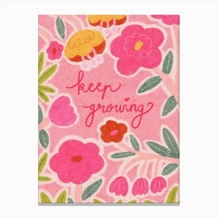 Keep Growing Canvas Print by Kartika Paramita